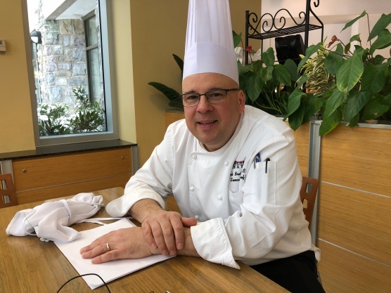 Blacksburg, Va. Feb.19, Executive Chef Mark Bratton - Bratton graduated from the Culinary Institute of America and has been working at West End Market for over 10 years. Photo by: Tatjana Kondraschow